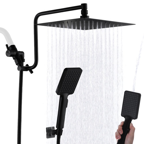 Wayfair | Matte Black Shower Heads You'll Love in 2023